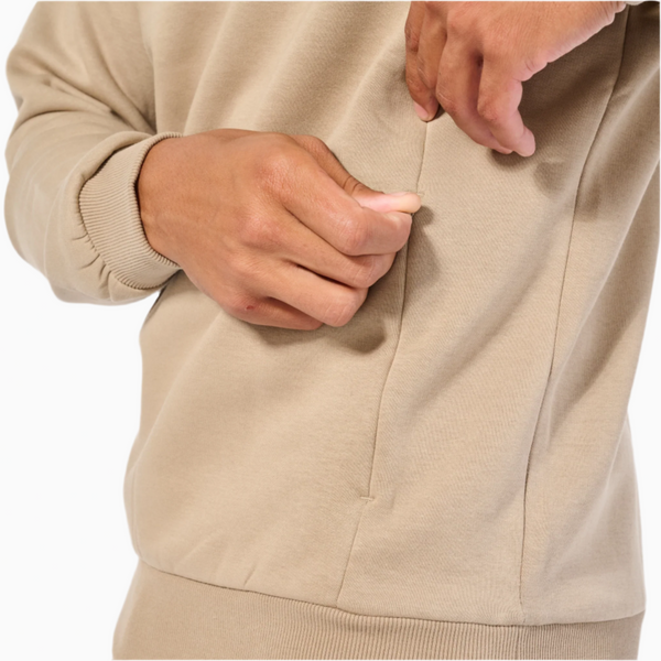 7115 CREW NECK WITH INVISIBLE ZIP