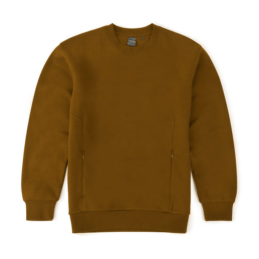 7115 CREW NECK WITH INVISIBLE ZIP
