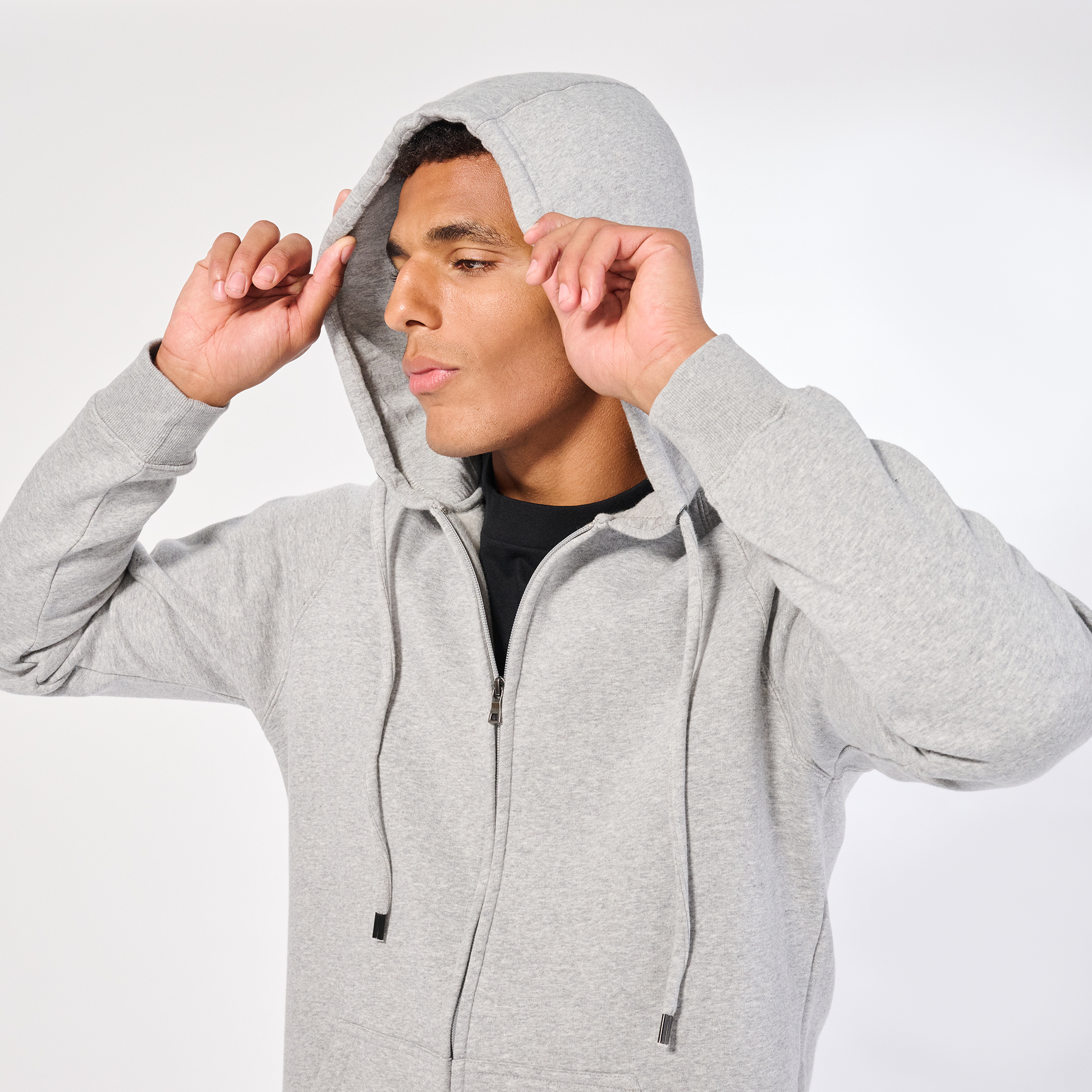 7601 FULL ZIP UP HOOD