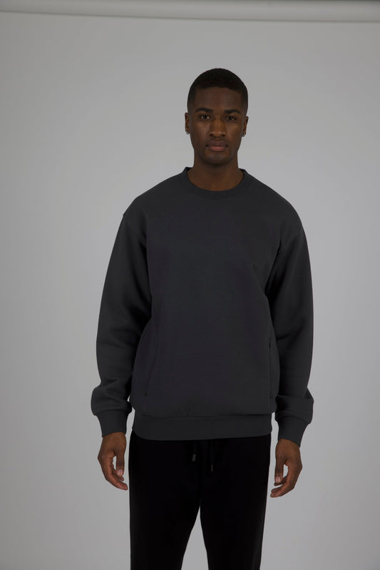 7115+ CREW NECK WITH INVISIBLE ZIP