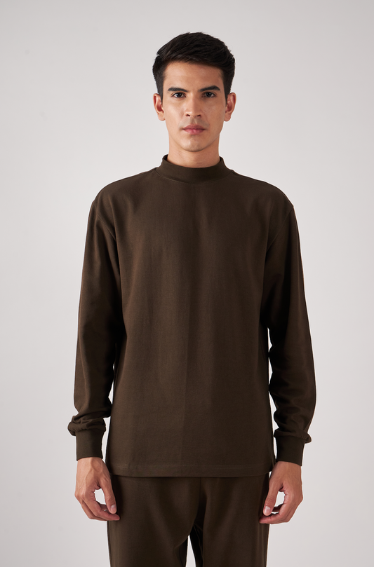 7030 DRI EASE HEAVY MOCKNECK LONG