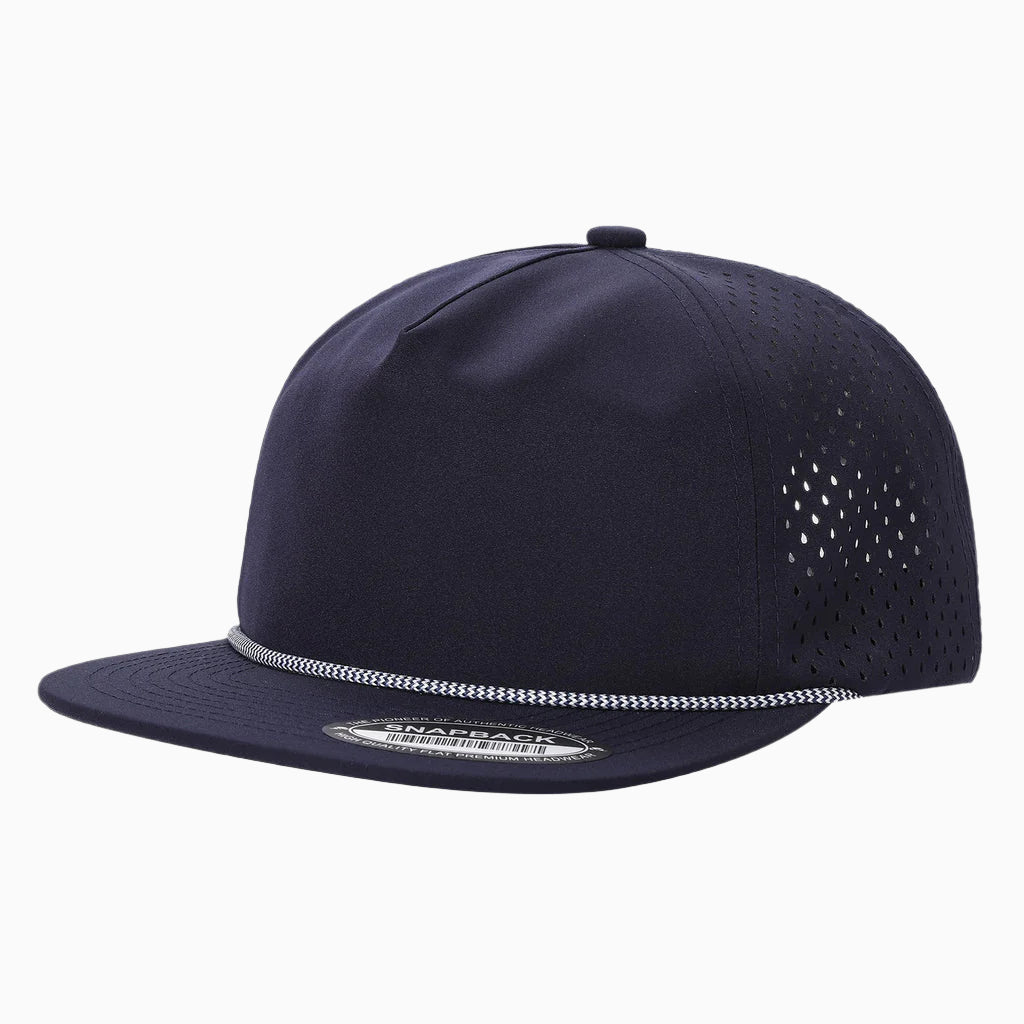 5panel Flat Bill Water Resistant Rope Hat – AXISM